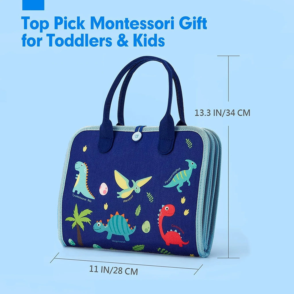 Montessori Toddler Busy Board,Autism Sensory Toys，Educational Activity Motor Skills Baby, Life Skills Learning Toys for Kids