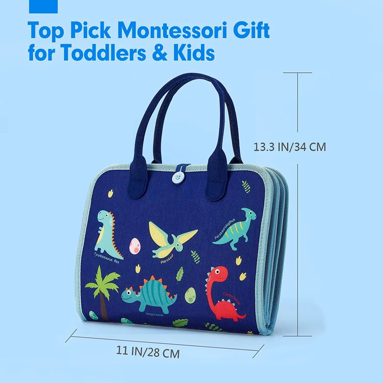 Montessori Toddler Busy Board,Autism Sensory Toys，Educational Activity Motor Skills Baby, Life Skills Learning Toys for Kids